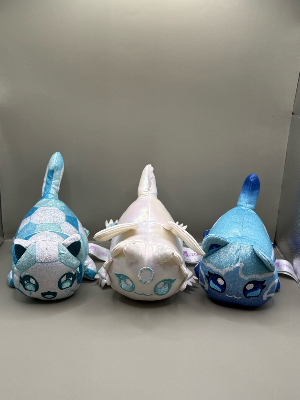 Aphmau Meemeows Gemstone Dragon Cat Celestial Diamond Water Cat Plush Lot